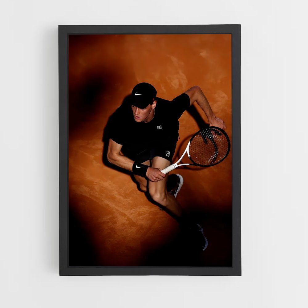 Poster Jeu de Raquette – affiche Tennis (vue 2)